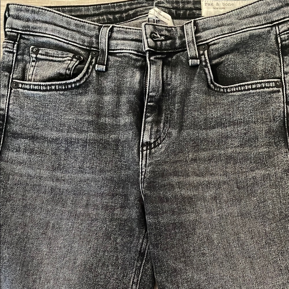 rag & bone Charcoal Skinny Jeans